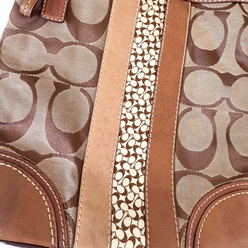 Coach 10542 Canvas Convertible Bag - Picture 4 of 7